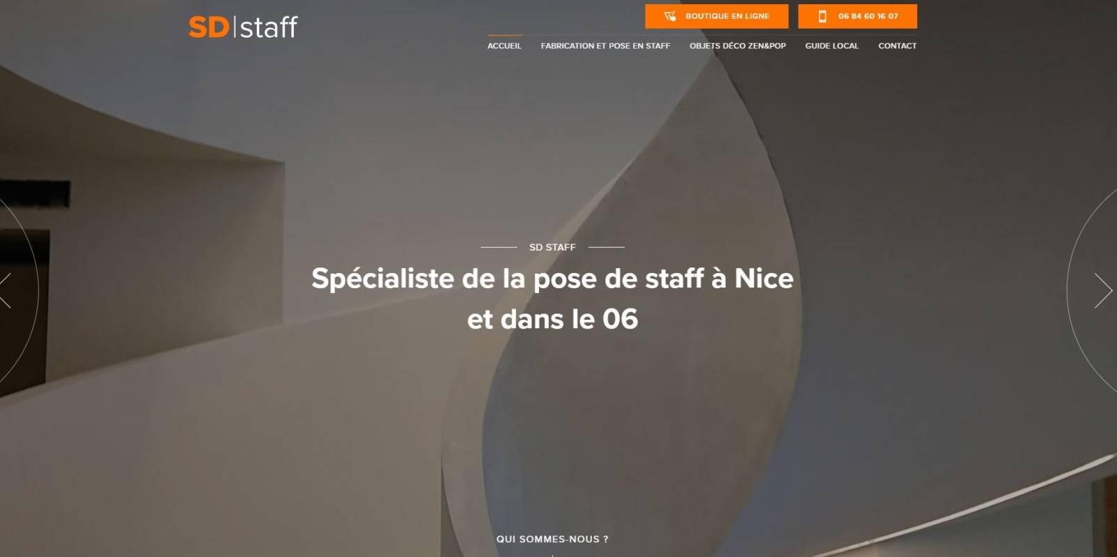 SD Staff, spécialiste pour la pose de staff 