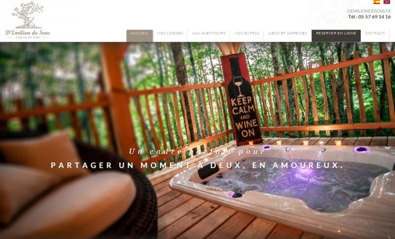 Location de lodges haut de gamme##Saint Emilion##D'Emilion de Sens