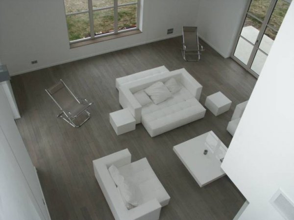 Parquet vieilli usine  pour salle de séjour