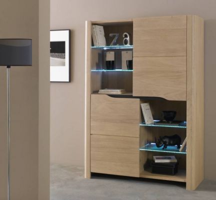  Séjour Contemporain Lilou en 100% Chêne Massif