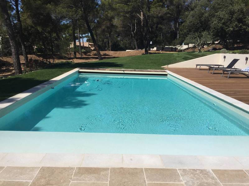 Rénovation piscine béton Aix en Provence