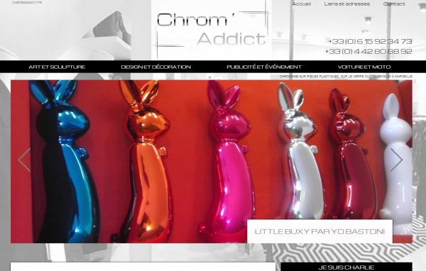 Chromage sur plastique a Martigues