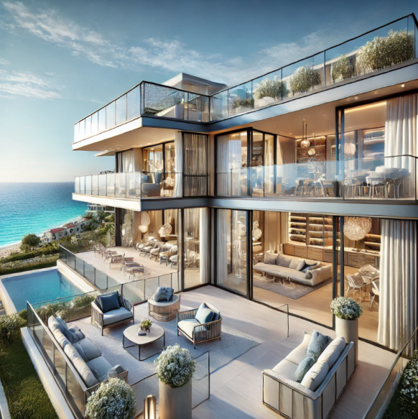 Choisir appartement en bord de mer avec terrasse et prestations luxueuses à Sausset-les-Pins, Côte Bleue avec vue imprenable sur la Méditerranée