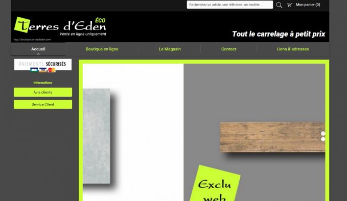 Vente de carrelage en ligne